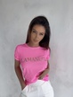 T-shirt SUMMERISH La Manuel neon róż  (3)
