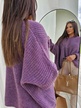 Sweter ZARA śliwka  (2)