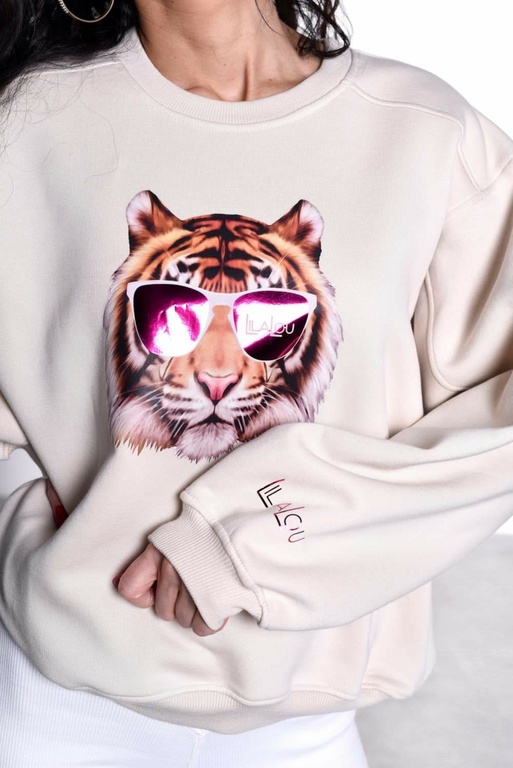 Bluza Tiger Lou beż  (1)