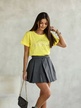 T-shirt CHAMPAGNE żółty  (2)